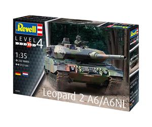 Leopard 2A6/A6NL Tank 1:35 Plastic Model Kit REVELL