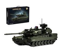 Leopard 2A8 Main Battle Tank Building Blocks Set - 2306PCS German Armored Vehicle Bricks Kit, Collect Military Truck Model for Adults, Home Decor, STEM Education Toy, Creative Gift for Boy, Man