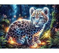 Leopard 500 Piece Count Premium Jigsaw Puzzle Fantastic Beasts Teen Fans 14-18 Yrs Ultra Difficult Leisure Adventure Valentines Gift Sturdy Paperboard 500 PCS