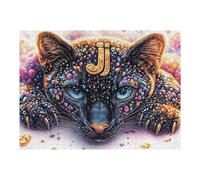 Leopard 500 Piece Jigsaw Puzzle for Adults Teens Magical Cosmic Creatures Jigsaw Post Retirement Leisure Challenging Puzzle Great Gift for Seniors Stress Reliever 500 PCS