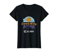 Leopard All Day KC All Night Kansas City Design T-Shirt