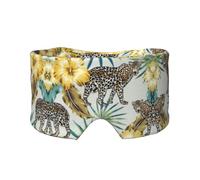 Leopard and Palm Leaves Print Print Soft Eye and Ear Muffs for Adults Sleeping Protection Cover for Travel Nap Relief
