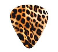 Leopard Animal Print Acoustic Guitar Picks - Premium Guitar Plectrum For Bass And Electric Guitar