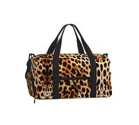Leopard Animal Print Print Handheld Crossbody Sports Luggage Bag