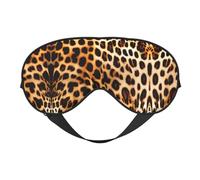 Leopard Animal Print Print Sleep Mask,Night Blindfold, Soft Eye Shade Cover for Women Men,for Travel Nap Meditation