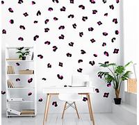 Leopard Animal Print Wall Sticker Irregular Dots Spots Stickers Decals Mixture of Sizes Colours Gold Aqua Pink Grey Shapes Home Decoration Home Office Decor Kids Room Nursery Bedroom Baby Child