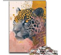 Leopard Art Adult Jigsaw Puzzles 2000 Pieces, Educational Stress Relief Toy for Is Ideal As A Gift for The Whole Family (70x100cm)