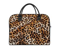 Leopard Blanket Laptop Tote Bag Casual Travel Handbag Multi Pocket Shoulder Bags for Work Travel