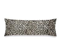 Leopard Body Pillow Cover Safari Wild Animal Cheetah Skin Pattern Leopard Print Long Pillowcase with Zipper Decorative Cushion Pillow Covers Soft Large Bedding Pillow Cases for Bedroom,Couch,20"x54"