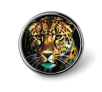 Leopard Brooch Pins Lapel Pins for Men Women Badge Button Cover Decorative Jewelry Charms for Hats Bags Backpacks Suits Shirts Scarves Clothing Accessories Banquet Wedding Gift