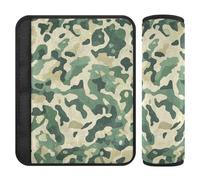 Leopard Camouflage Chic 2 Pack car seat Belt Cover pad Release Stress to Your Neck and Shoulders for Auto forro para cinturon de segurida