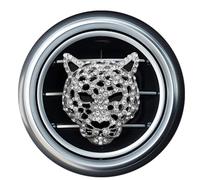 Leopard Car Air Freshener, Bling Car Air Freshener, Leopard Vent Clip, Beautiful, Elegant Car Fragrance Diffuser, It Not Only Adds A Touch of Style, But Also Saves You Time and Effort