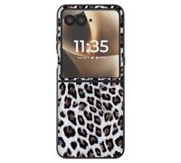Leopard Case for Razr 70 Ultra and Razr 60 Ultra Foldable Protective Cover