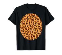 Leopard Cheetah Belly Costume DIY Cosplay Jungle Zoo Animal T-Shirt