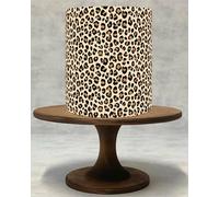 Leopard Cheetah Print Edible Cake Wrap, Animal Skin Cake Topper, Icing Sheet or Wafer Paper Decoration, Safari Jungle Birthday Wrap!047 (Wafer Paper)