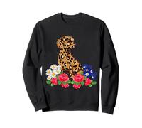 Leopard Dachshund Badger Sausage Weiner Dog Lover Sweatshirt