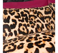 Leopard Duvet Cover Bedding Set Soft Pillowcase Single Double King King