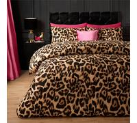 Leopard Duvet Cover Bedding Set Soft Pillowcase Single Double King Single