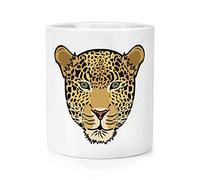 Leopard Face Makeup Brush Pencil Pot