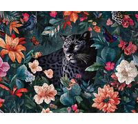 Leopard Flower Puzzle - 5000 Piece Jigsaw Puzzles for Adults - The Back Features Printed Letter Guides - The Pieces fit Together Snugly - Wooden Puzzles for Adults - Gifts Man 61.6 X 41.5 Inch s7h-278