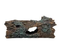 Leopard Gecko Accessories, Resin Hollow Bearded Dragon Hideout, Imitation Bark Driftwood for Reptile Tank, Animal Basking for Spider, Scorpion, Tortoise