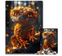 Leopard Gecko Animal Jigsaw Puzzles 1000 Pieces for Adults Puzzles for Adults Family Activity DIY Home Decor 1000 PCS(75x50cm)