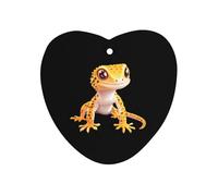Leopard Gecko Cute Automotive Air Fresheners Mirror Aromatherapy Tablets Ornament Car Fragrance Scented Cards Love form