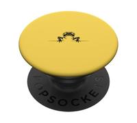 Leopard Gecko Dad Reptile Lizard - Yellow PopSockets Adhesive PopGrip