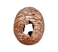 Leopard Gecko Hide Dinosaur Egg Habitat Cave, Climbing Nest Burrow Shelter for Reptile Breeding Tank Setup Aquarium Terrarium Decor Desert Home Living Room Display, No Hassle Replacement