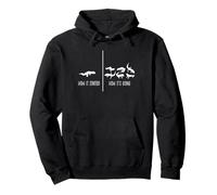 Leopard Gecko How It Started How It's Going Funny Reptile Pullover Hoodie