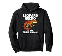 Leopard Gecko Is My Spirit Animal Cute Lizard Reptile Pullover Hoodie