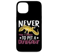 Leopard Gecko Never Miss A Chance To Pet A Dinosaur Case for iPhone 13