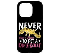 Leopard Gecko Never Miss A Chance To Pet A Dinosaur Case for iPhone 15 Pro