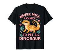Leopard Gecko Never Miss A Chance to Pet A Dinosaur T-Shirt