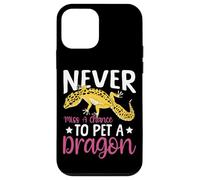 Leopard Gecko Never Miss A Chance To Pet A Dragon Case for iPhone 12 mini