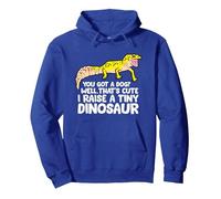 Leopard Gecko Owner I Raise A Tiny Leopard Gecko Pullover Hoodie, Adult Unisex, Royal Blue, XX-Large