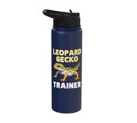 Leopard Gecko Owner Reptile Trainer Stainless Steel Insulated Water Bottle
