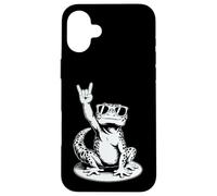 Leopard Gecko Punk Rock Rocker Heavy Metal Case for iPhone 16 Plus