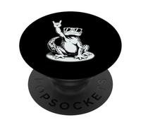 Leopard Gecko Punk Rock Rocker Heavy Metal PopSockets Adhesive PopGrip