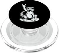 Leopard Gecko Punk Rock Rocker Heavy Metal PopSockets PopGrip for MagSafe