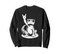 Leopard Gecko Punk Rock Rocker Heavy Metal Sweatshirt