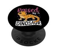 Leopard Gecko Raised By A Dinosaur PopSockets Adhesive PopGrip