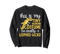 Leopard Gecko This Is My Tiny Human Costume I'm Really A Sweatshirt