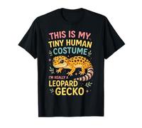 Leopard Gecko This is My Tiny Human Costume I'm Really A T-Shirt