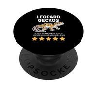 Leopard Geckos Are Very Nice! Reptile Lover Leopard Gecko PopSockets Adhesive PopGrip