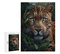 Leopard Generative AI Decorative Jigsaw for Grown-Ups, 300 PCS - Seasonal Gift, for Relaxing Solo Or Group Play