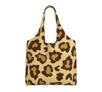 Leopard Grain,Reusable Tote Bags Grocery Bags Large Capacity Canvas Shopping Shoulder bag