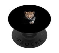 Leopard Head Portrait Wildlife Jungle PopSockets Adhesive PopGrip