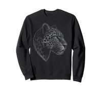 Leopard Head Tee Cheetah Jaguar Panther Graphic Cat Face Sweatshirt