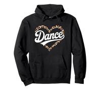Leopard Heart Dance Teacher Dancing Dancer Pullover Hoodie